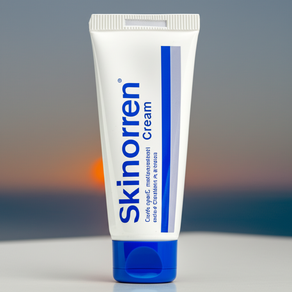 Skinoren Cream Front View - 20% Azelaic Acid treatment for acne and hyperpigmentation